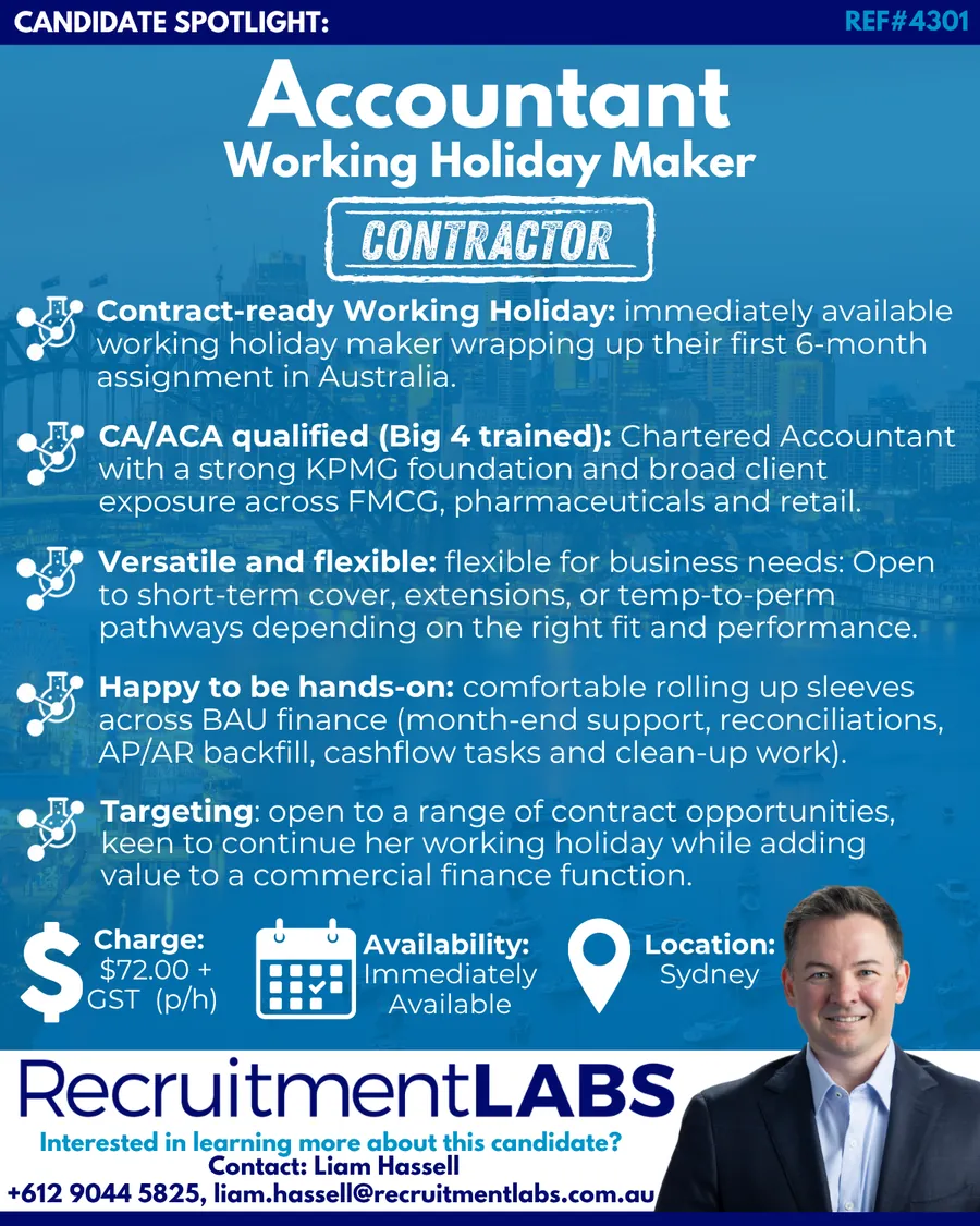 Candidate Spotlight: Accountant (417)