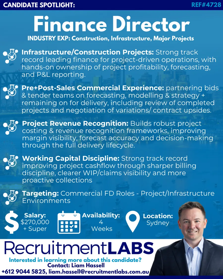 Candidate Spotlight: Finance Director