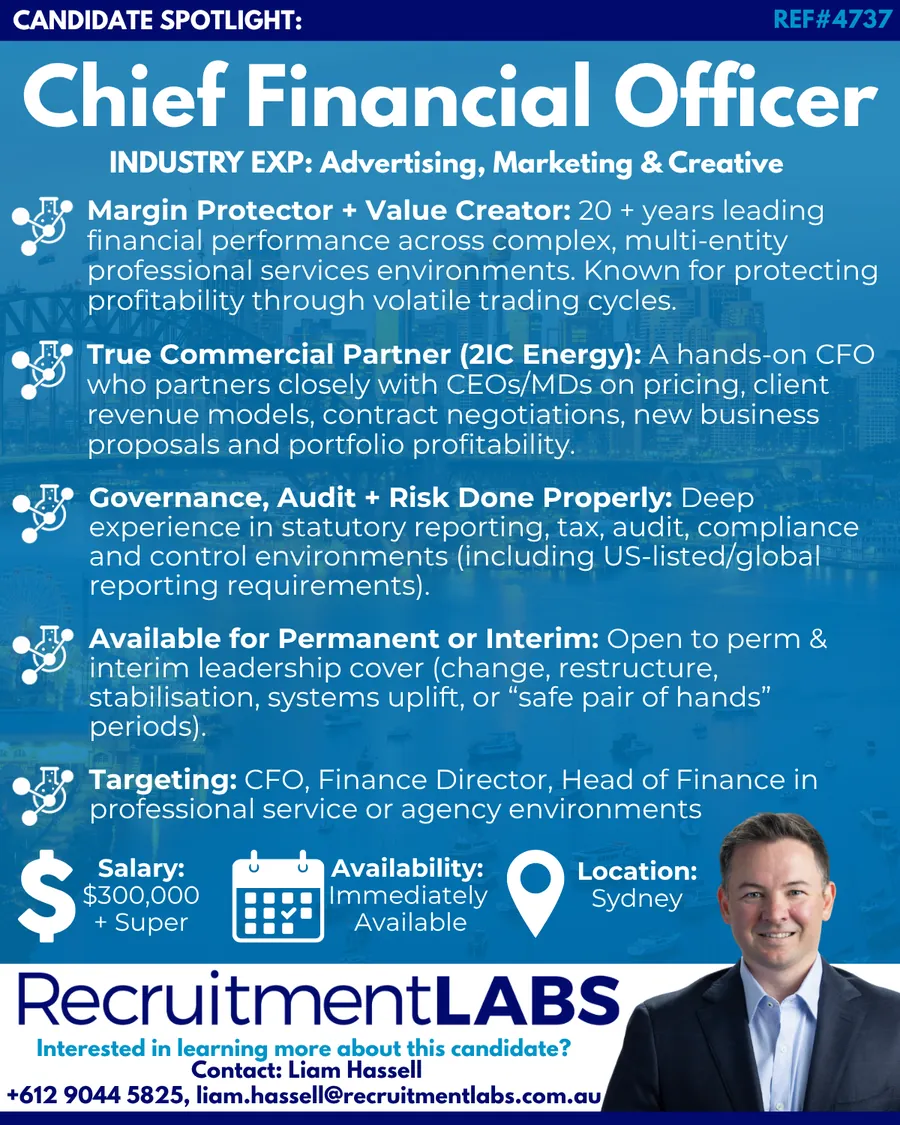 Candidate Spotlight: CFO