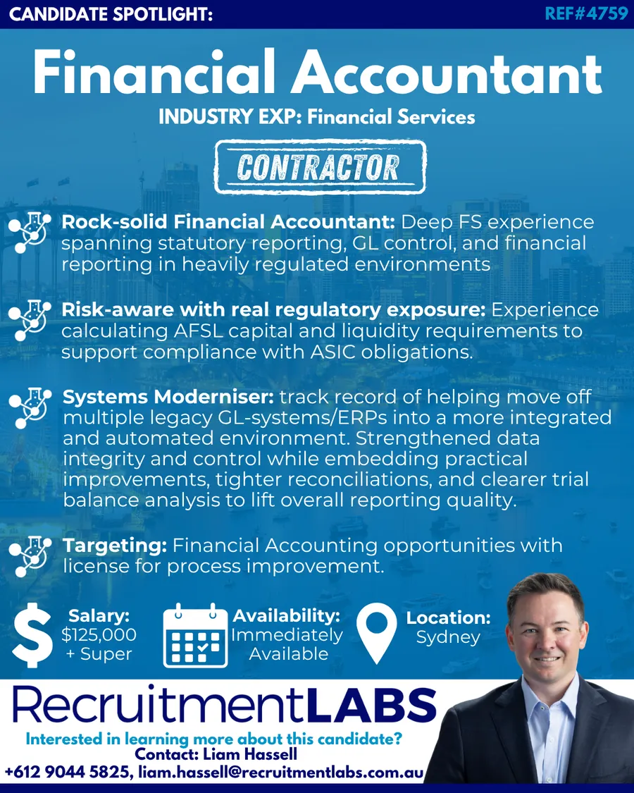 Candidate Spotlight: Financial Accountant