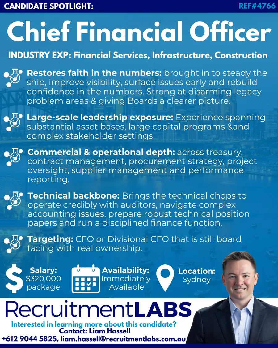 Candidate Spotlight: CFO