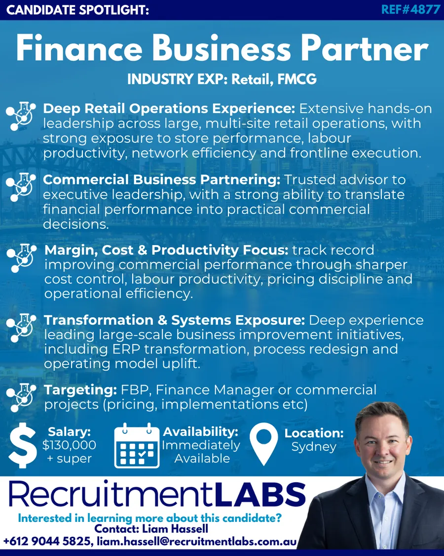 Candidate Spotlight: Finance Business Partner